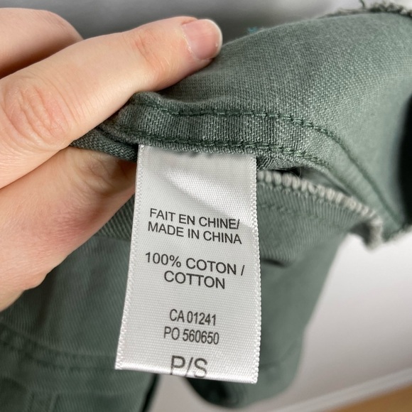 SIMONS olive green buttons front mini skirt - Picture 5 of 6